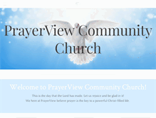 Tablet Screenshot of prayerview.org